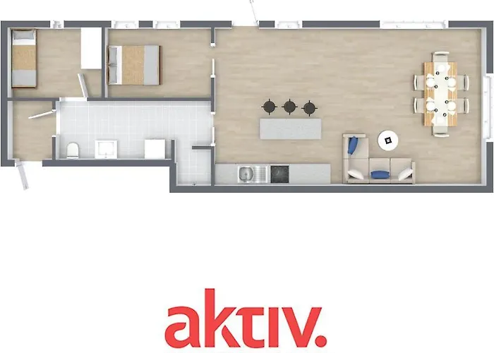 Stylish With Beautiful Views Of The River, Nearby Appartement *